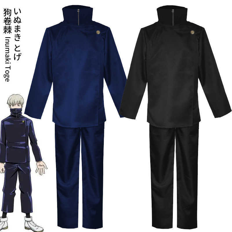 Jujutsu Kaisen Cosplay Costume Yuji Itadori Nobara Kugisaki Megumi Fushiguro Ryomen Sukuna Kimono Uniform Wigs Y0913