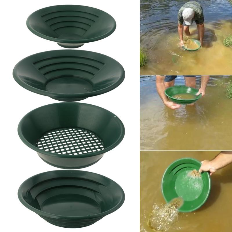 Metal Detectors 35ED 4 Pcs Plastic Green Color Gold Pan Used For Mining And Sieving Kit Suitable Filtering In Rivers Waters
Metal Detectors 35ED 4 Pcs Plastic Green Color Gold Pan Used For Mining And Sieving Kit Suitable Filtering In Rivers Waters