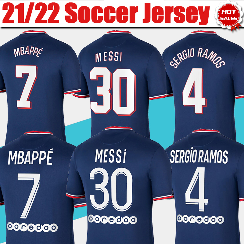 #30 MESSI #4 SRERGIO RAMOS Soccer Jersey 2021/2022 #7 MBAPPE Soccer Shirt Home Blue #9 ICARDI #6 VERRATTI #11 DI MARIA Away White Football Uniforms Customized On sale, Awany no patch
#30 MESSI #4 SRERGIO RAMOS Soccer Jersey 2021/2022 #7 MBAPPE Soccer Shirt Home Blue #9 ICARDI #6 VERRATTI #11 DI MARIA Away White Football Uniforms Customized On sale, Awany no patch