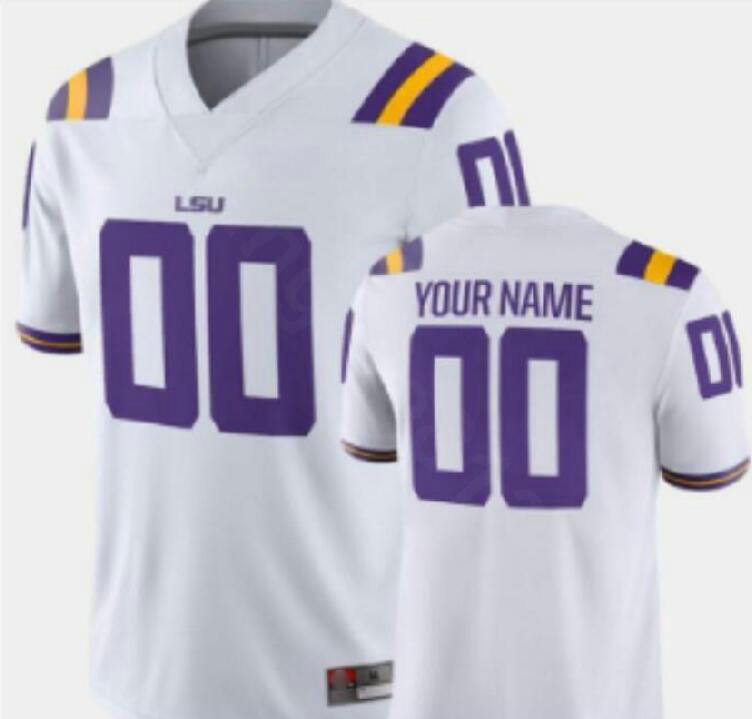 Professional Custom Jerseys NCAA LSU Tigers Football Jersey Logo Any Number And Name All Colors Mens Football Jersey a1
Professional Custom Jerseys NCAA LSU Tigers Football Jersey Logo Any Number And Name All Colors Mens Football Jersey a1