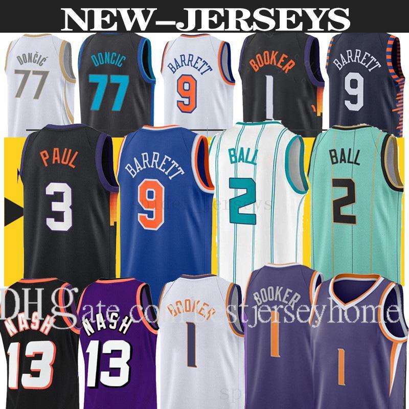 Men Basketball Jerseys LaMelo 2 Ball 77 Doncic 9 Barrett Ewing 33 Basketball Jersey Devin 1 Booker Steve 13 Nash New Blue White Size S-2XL, Black;red
Men Basketball Jerseys LaMelo 2 Ball 77 Doncic 9 Barrett Ewing 33 Basketball Jersey Devin 1 Booker Steve 13 Nash New Blue White Size S-2XL, Black;red