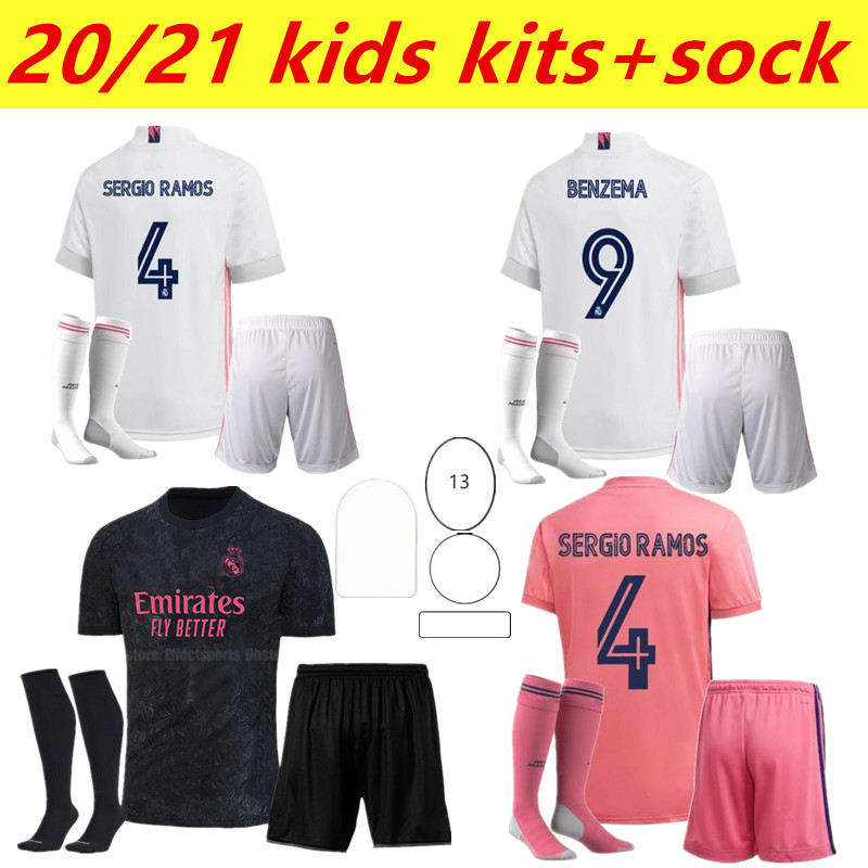 kids kits+ sock podsycal REAL MADRID jerseys 20 21 soccer football shirt HAZARD SERGIO RAMOS BENZEMA camiseta fourth 4th HUMANRACE, 20/21 3rd
kids kits+ sock podsycal REAL MADRID jerseys 20 21 soccer football shirt HAZARD SERGIO RAMOS BENZEMA camiseta fourth 4th HUMANRACE, 20/21 3rd