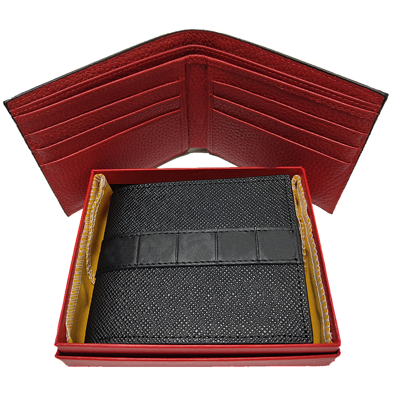 Italian high-quality mens wallet leather card holder portable cash clip 8-bit slot Folding craftsmanship with box set
Italian high-quality mens wallet leather card holder portable cash clip 8-bit slot Folding craftsmanship with box set