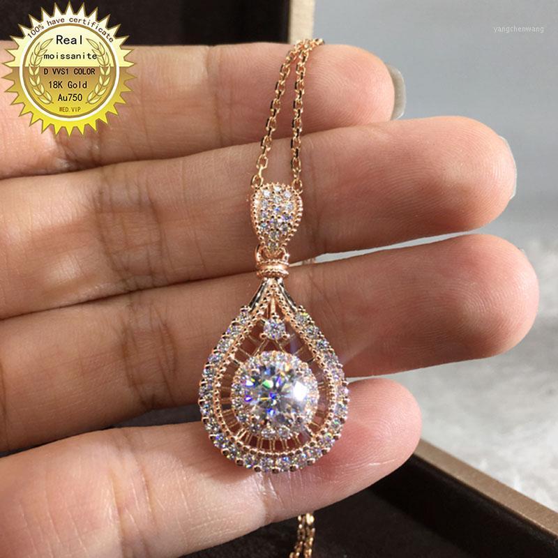 Solid Au750 18K Gold Necklace 1ct Moissanite Diamond DVVS Color With National Certificate 003 Chains
Solid Au750 18K Gold Necklace 1ct Moissanite Diamond DVVS Color With National Certificate 003 Chains