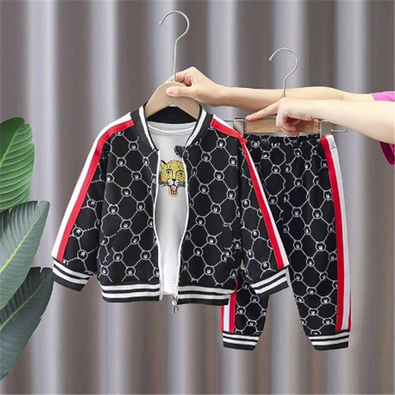 Boys Girls Clothes Sets Spring Autumn Children Fashion Coat T-Shirts Pants 3pcs Tracksuits For Baby 1 To 5 Years Toddler Outfits, White
Boys Girls Clothes Sets Spring Autumn Children Fashion Coat T-Shirts Pants 3pcs Tracksuits For Baby 1 To 5 Years Toddler Outfits, White
