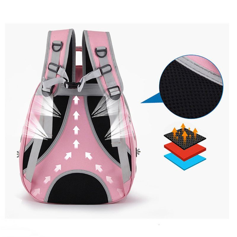 Bird Backpack Portable Transparent Cover Hollow Case Parrot Backpack Bird Carrier Bag Pet Supply Space Capsule