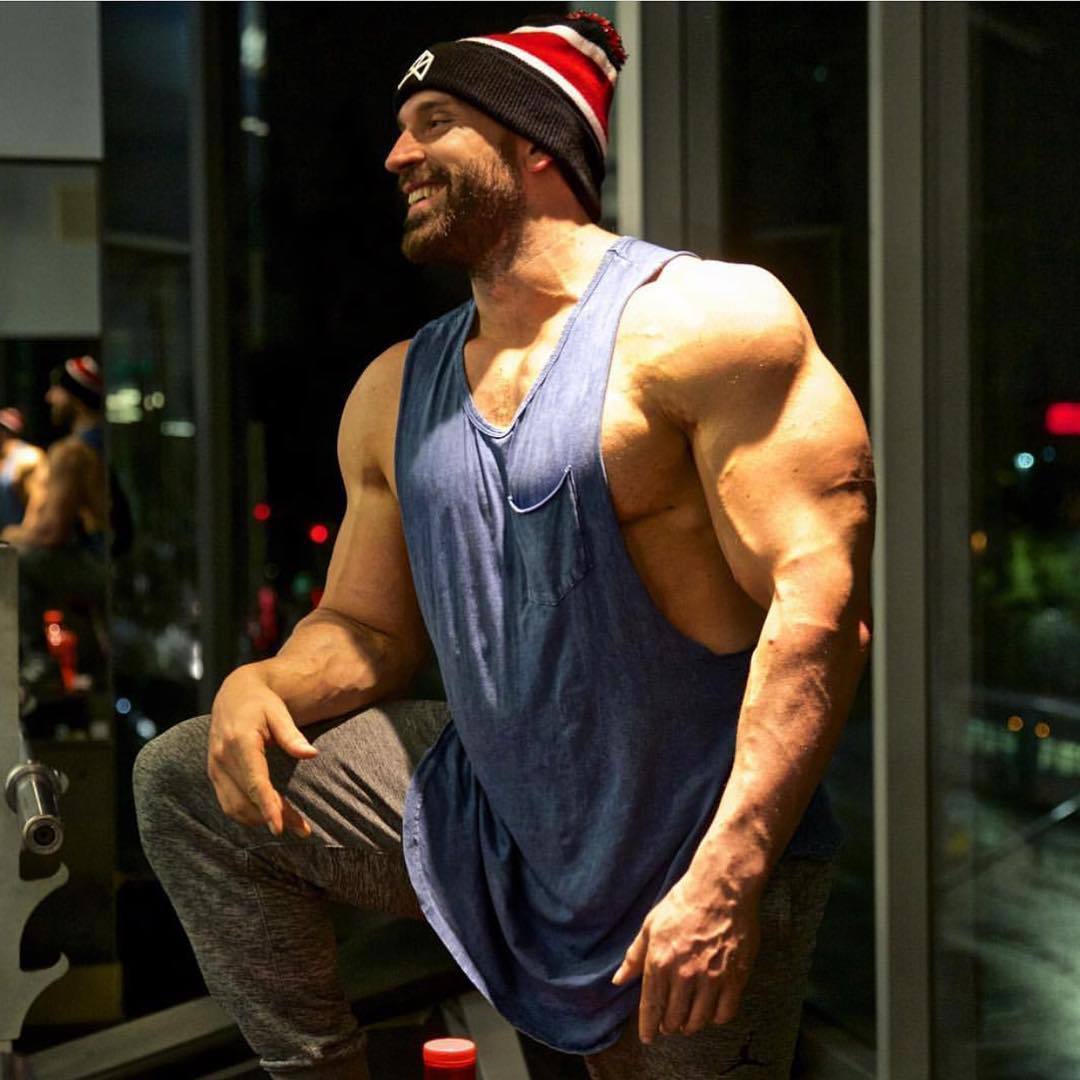 Men Fashion New Fitness Tank Top Bodybuilding Workout Cotton Gym Singlet Tank Tops