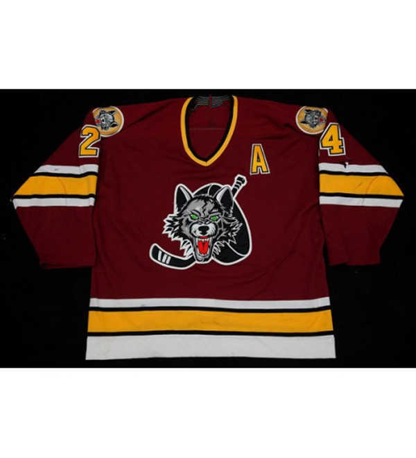 Chicago Wolves 14 Matt Anderson 7 Chelios31 Pasi Nurminen 28 Ryan Garbutt 25 Faxel 24 Derek MacKenzie 23 Bill Sweatt hockey jersey Mens, White
Chicago Wolves 14 Matt Anderson 7 Chelios31 Pasi Nurminen 28 Ryan Garbutt 25 Faxel 24 Derek MacKenzie 23 Bill Sweatt hockey jersey Mens, White