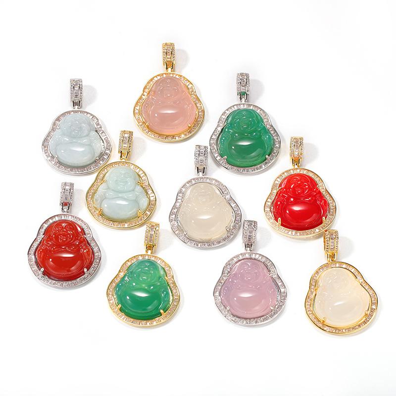 Pendant Necklaces Hip Hop 3A+ CZ Stone Bling Iced Out Opal Laughing Buddha Maitreya Pendants For Women Men Unisex Fashion Charm Jewelry
Pendant Necklaces Hip Hop 3A+ CZ Stone Bling Iced Out Opal Laughing Buddha Maitreya Pendants For Women Men Unisex Fashion Charm Jewelry