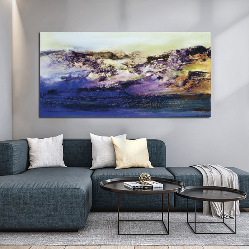 Canvas Painting NO FRAME Abstract Mountain Pictures Wall Art for Living Room Modern Home Docor Landscape Posters And Prints