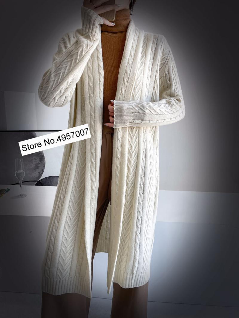 Women's Knits & Tees Ladies Long Sleeve Wool Cashmere Blend Twist Cable Cardigan Sweater Top, Style 1
Women's Knits & Tees Ladies Long Sleeve Wool Cashmere Blend Twist Cable Cardigan Sweater Top, Style 1