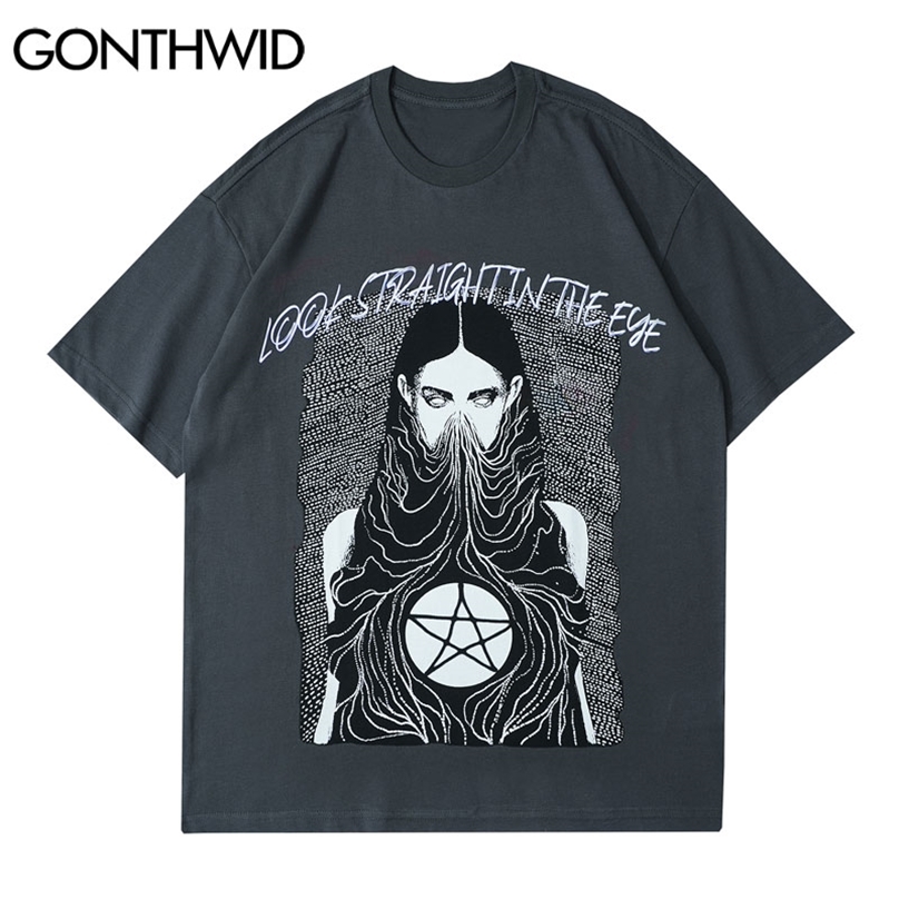 T-Shirts Hip Hop Creative Devil Girl Punk Rock Gothic Tshirt Streetwear Fashion Harajuku Hipster Casual Loose Tees Tops 210602, Black
T-Shirts Hip Hop Creative Devil Girl Punk Rock Gothic Tshirt Streetwear Fashion Harajuku Hipster Casual Loose Tees Tops 210602, Black