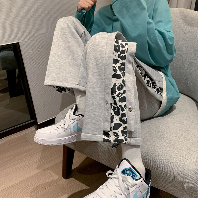 Women' Pants & Capris Womens Side Leopard Pattern Sweatpants For 2021 Fashion Trends Clothing Teenage Girls Wide Leg Hip Hop Streetwear Tro, Gray
Women' Pants & Capris Womens Side Leopard Pattern Sweatpants For 2021 Fashion Trends Clothing Teenage Girls Wide Leg Hip Hop Streetwear Tro, Gray