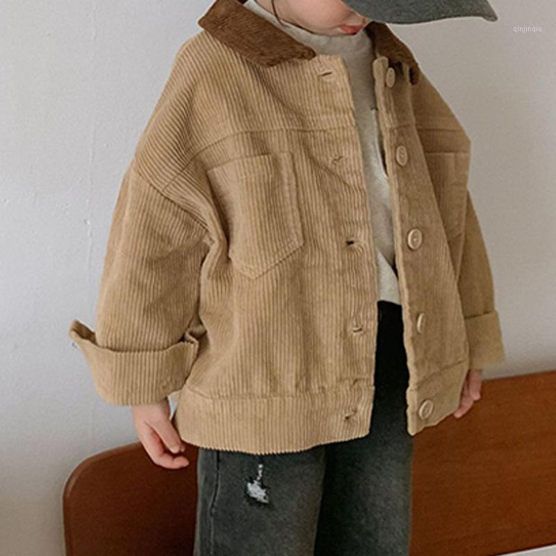Jackets Korean Children's Autumn And Winter Coat Boys Girls Fashion Neutral Retro Contrast Lapel Corduroy Jacket, Blue;gray
Jackets Korean Children's Autumn And Winter Coat Boys Girls Fashion Neutral Retro Contrast Lapel Corduroy Jacket, Blue;gray