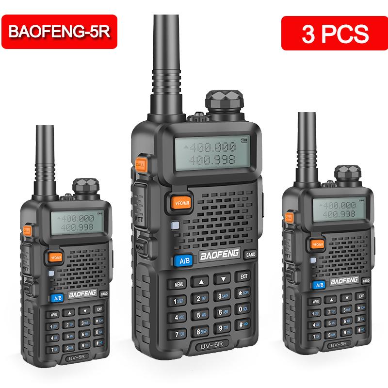 Walkie Talkie 3 Pcs Baofeng Vhf Radio Station Portable Uv 5r Amateur Two-way Comunicador Walkie-talkies
Walkie Talkie 3 Pcs Baofeng Vhf Radio Station Portable Uv 5r Amateur Two-way Comunicador Walkie-talkies