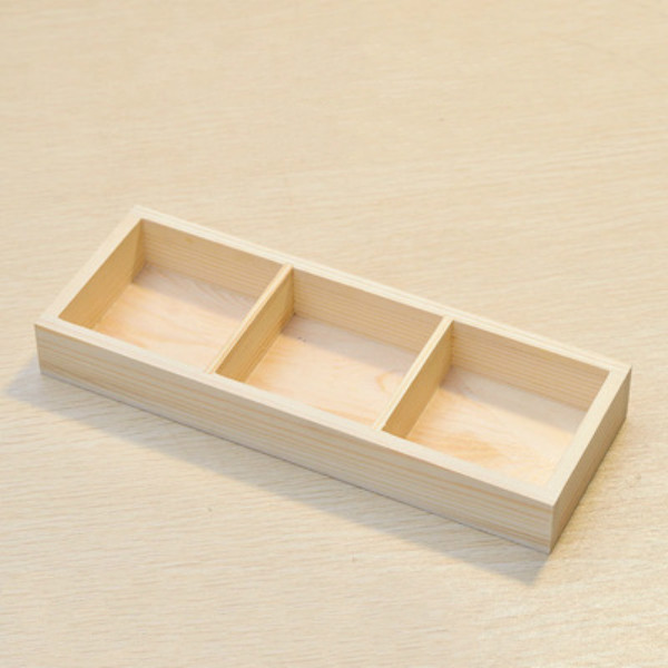 3 Grids Flower Pots Box Tray Wooden Succulent Plant Fleshy Flowerpot Containers Home Decor RRD6905 Free shipping