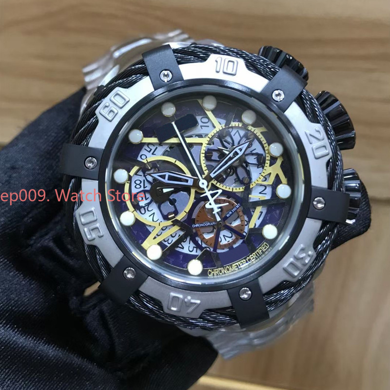 Invincible Watch Bolt Thunderbolt Mens Quartz Wirstwatch 54.5mm Stainless Steel Chronograph Waterproof Undefeated Luxury Watches For Dropshipping, Slivery;brown
Invincible Watch Bolt Thunderbolt Mens Quartz Wirstwatch 54.5mm Stainless Steel Chronograph Waterproof Undefeated Luxury Watches For Dropshipping, Slivery;brown