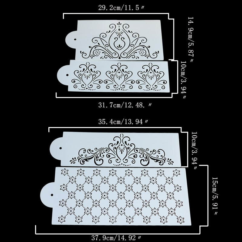 Birthday Cake Mold Kitchen Gadgets Party Wedding Decor Fondant Template Baking Accessories Cake Decoration Tools