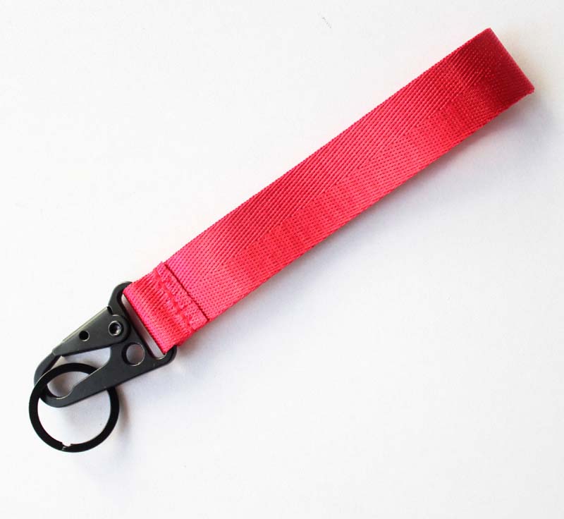 20pcs Cell Phone Straps & Charms Wrist Sport Car Logo Lanyard Wristlet for Key/Phone Key Fob Holder BlackRacing Keychain Metal Keyring Small Wholesale