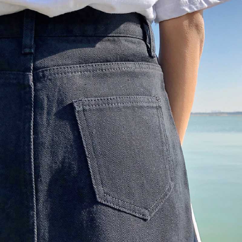 KITTY leisure big yard high waist Skirts A-Line tassel Harajuku ins cultivation fashion code black academy retro Skirt 210608