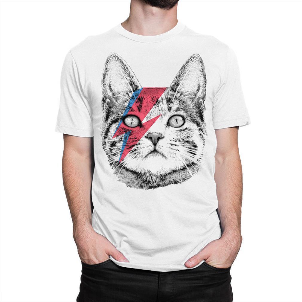 stardust cat shirt, david mens t shirt bowie womens tee, all sizes brand sales cotton short sleeve military shirts, White;black
stardust cat shirt, david mens t shirt bowie womens tee, all sizes brand sales cotton short sleeve military shirts, White;black