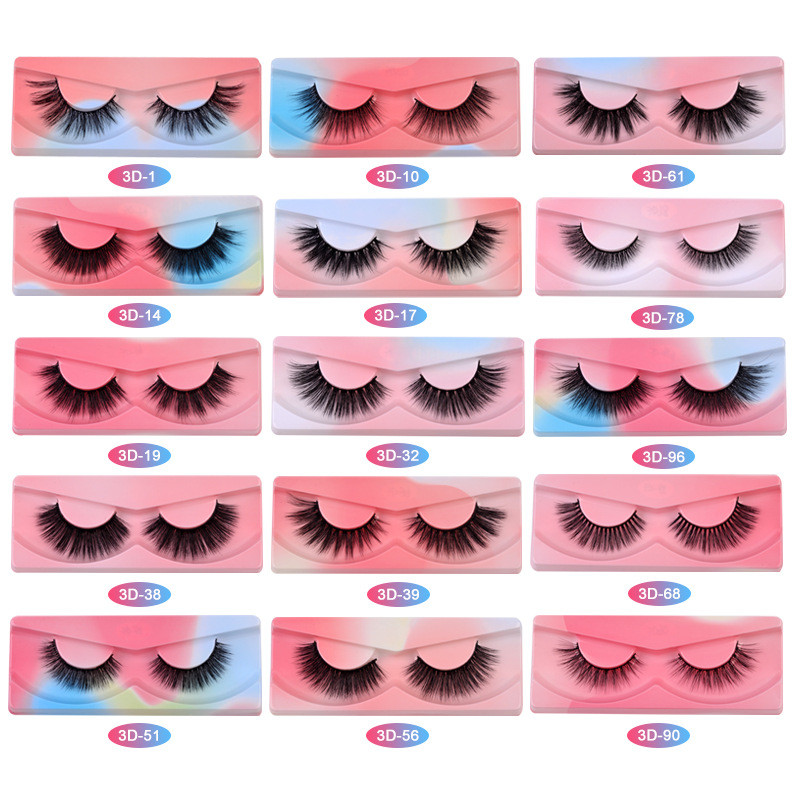 Faux 3D Mink Eyelashes Natural Wispy False Eyelash Soft Curl Fluffy Lashes Extension With Color Tray Makeup Tool
Faux 3D Mink Eyelashes Natural Wispy False Eyelash Soft Curl Fluffy Lashes Extension With Color Tray Makeup Tool