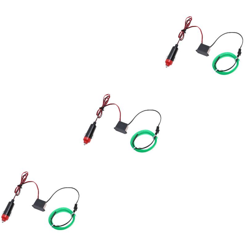 Interior&External Lights 3pcs 2M Flexible Neon Light Car Wire Rope Tube LED Strip Waterproof Decor Lamp (Green)
Interior&External Lights 3pcs 2M Flexible Neon Light Car Wire Rope Tube LED Strip Waterproof Decor Lamp (Green)