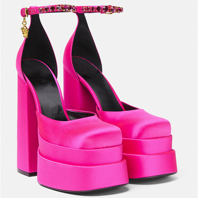 Brand Designer Pumps Luxury Satin Cloth Sandals Crystal Buckle Spring Summer Female Party Runway Shoes Round Toe High Heels Women Sandal, Yellow
Brand Designer Pumps Luxury Satin Cloth Sandals Crystal Buckle Spring Summer Female Party Runway Shoes Round Toe High Heels Women Sandal, Yellow