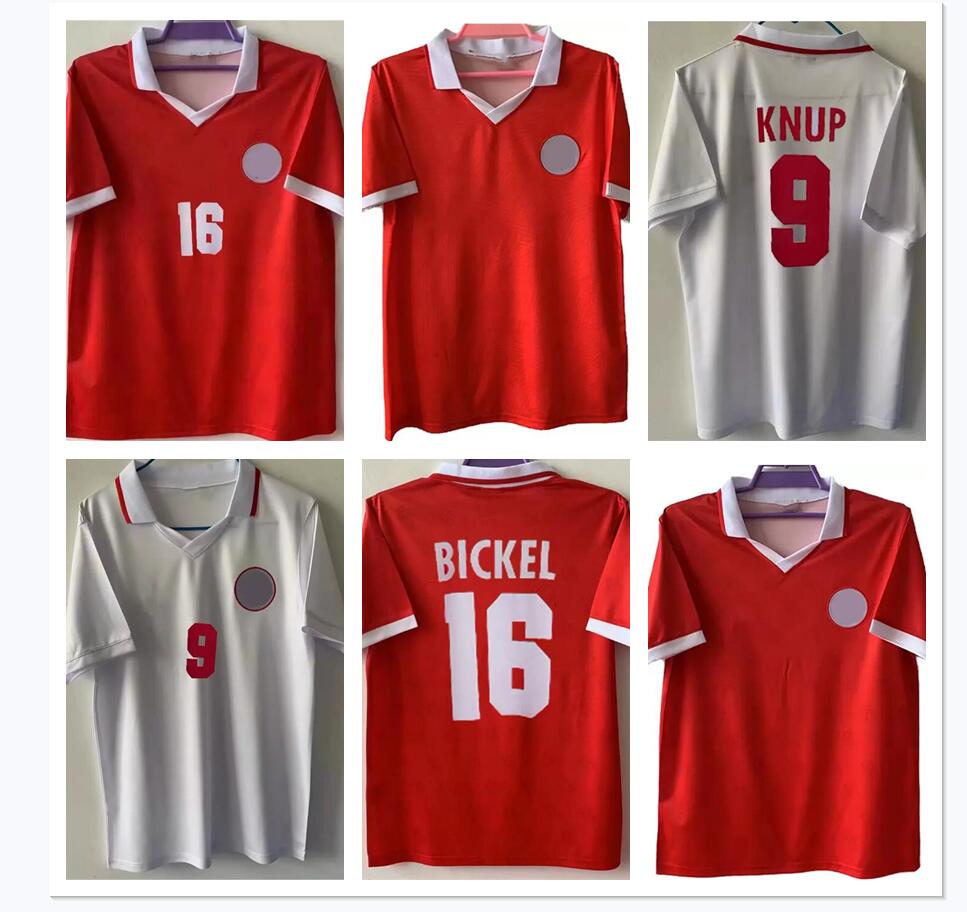 1994 1995 SWISS soccer jerseys Retro vintage 94 95 football shirt classic Switzerland home red away white BICKEL SFORZA GEIGER WICKY GRASSI
1994 1995 SWISS soccer jerseys Retro vintage 94 95 football shirt classic Switzerland home red away white BICKEL SFORZA GEIGER WICKY GRASSI