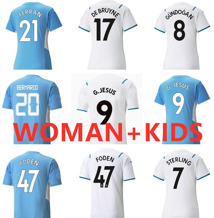 2021 City GREALISH Soccer Jerseys Manchester football shirt Away white colorful FODEN DE BRUYNE FERRAN 2022 Equipment 21 22 woman +Kids tops shorts, Gold
2021 City GREALISH Soccer Jerseys Manchester football shirt Away white colorful FODEN DE BRUYNE FERRAN 2022 Equipment 21 22 woman +Kids tops shorts, Gold