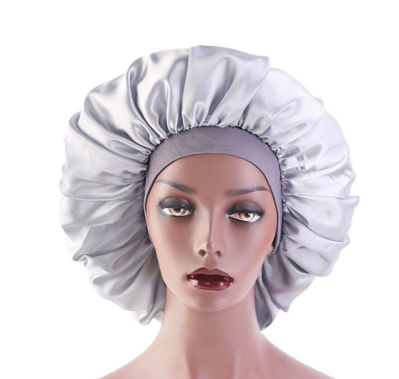 Beanieskull Hats Caps Hats Scarves Gloves Fashion Drop Delivery 2021 High Elasticity Widebrimmed Large Print Silk Sleep Cap Bonnet Women Turb, Blue;gray 
Beanieskull Hats Caps Hats Scarves Gloves Fashion Drop Delivery 2021 High Elasticity Widebrimmed Large Print Silk Sleep Cap Bonnet Women Turb, Blue;gray