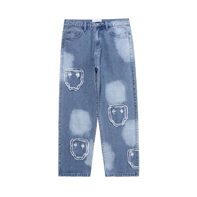 Men' Jeans Ripped Men Clothing Streetwear Baggy Pants Y2k Graphic Pantalones De Hombre Cargo Wide Leg Pant Black, Blue
Men' Jeans Ripped Men Clothing Streetwear Baggy Pants Y2k Graphic Pantalones De Hombre Cargo Wide Leg Pant Black, Blue
