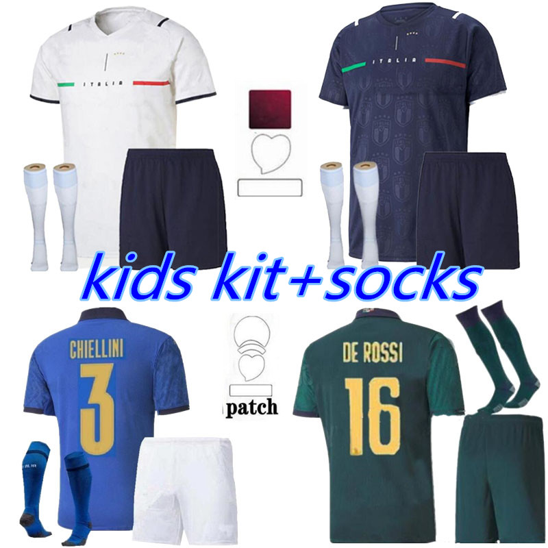 2021 2022 italy home soccer jersey Kids CHIESA KITS 21 22 italia maglie da calcio Verratti Jorginho Romagnoli Immobile child football shirts Sets, Black
2021 2022 italy home soccer jersey Kids CHIESA KITS 21 22 italia maglie da calcio Verratti Jorginho Romagnoli Immobile child football shirts Sets, Black