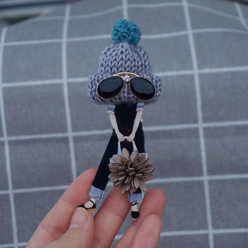 Pins, Brooches Diy Accessories Hat With Glasses Models Brooch Pins Badges For Woman, Gray
Pins, Brooches Diy Accessories Hat With Glasses Models Brooch Pins Badges For Woman, Gray