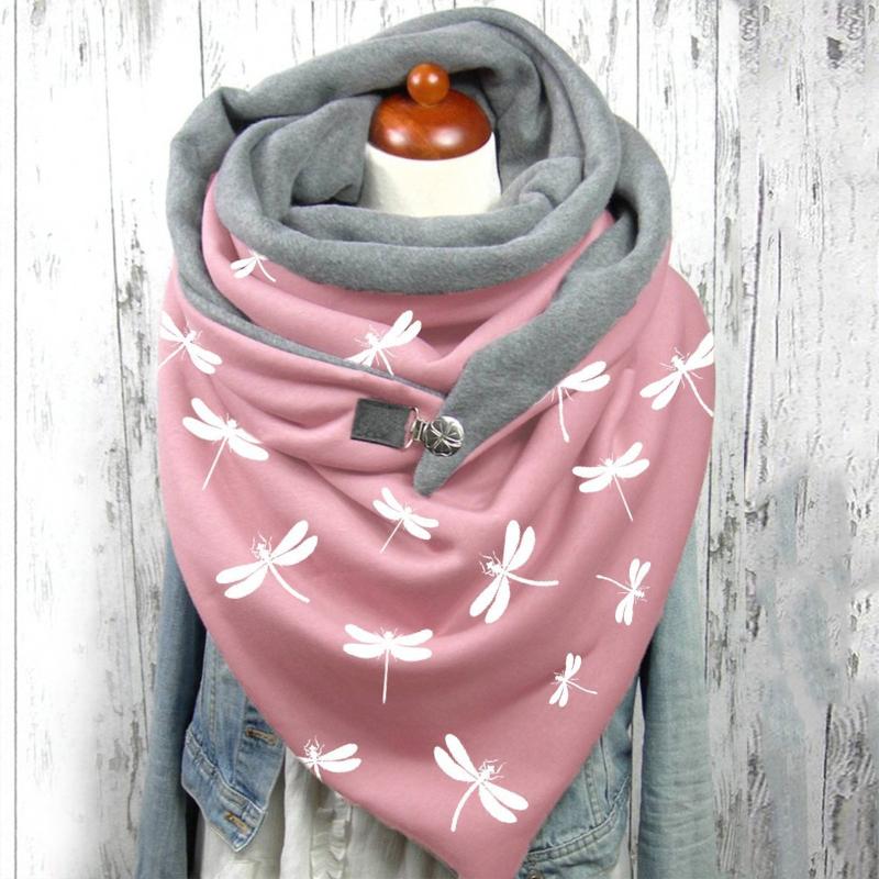 Scarves ISHOWTIENDA Scarf Shawl Winter Wrap Women Warm Windproof Double-layer Buckle Autumn Shawls Echarpe Femme, Blue;gray
Scarves ISHOWTIENDA Scarf Shawl Winter Wrap Women Warm Windproof Double-layer Buckle Autumn Shawls Echarpe Femme, Blue;gray