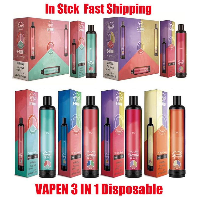 Original VAPEN 3IN1 Disposable E-cigarette Pod Device Kit 3000 Puffs Vapor Stick 1400mAh Battery 3*3.2ml Prefilled Cartridge Vape Pen VS XXL
Original VAPEN 3IN1 Disposable E-cigarette Pod Device Kit 3000 Puffs Vapor Stick 1400mAh Battery 3*3.2ml Prefilled Cartridge Vape Pen VS XXL