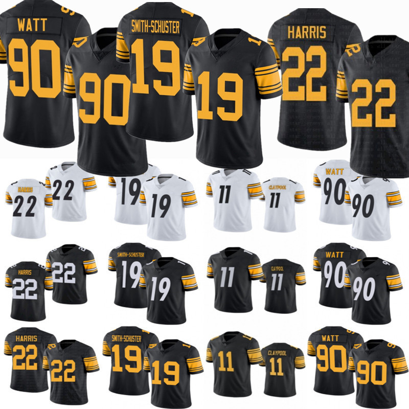 22 Najee Harris Jersey 19 JuJu Smith-Schuster 39 Minkah Fitzpatrick 11 Chase Claypool 90 T.J. Watt 43 Troy Polamalu Pittsburgh Men women youth Football Jerseys, Color
22 Najee Harris Jersey 19 JuJu Smith-Schuster 39 Minkah Fitzpatrick 11 Chase Claypool 90 T.J. Watt 43 Troy Polamalu Pittsburgh Men women youth Football Jerseys, Color