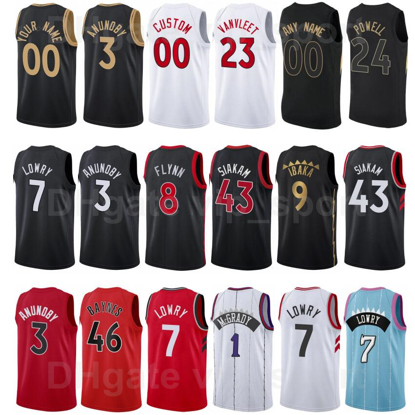 Screen Print Basketball Fred VanVleet Jersey Kyle Lowry Serge Ibaka Pascal Siakam Marc Gasol OG Anunoby City Finished Earned Edition, Black
Screen Print Basketball Fred VanVleet Jersey Kyle Lowry Serge Ibaka Pascal Siakam Marc Gasol OG Anunoby City Finished Earned Edition, Black