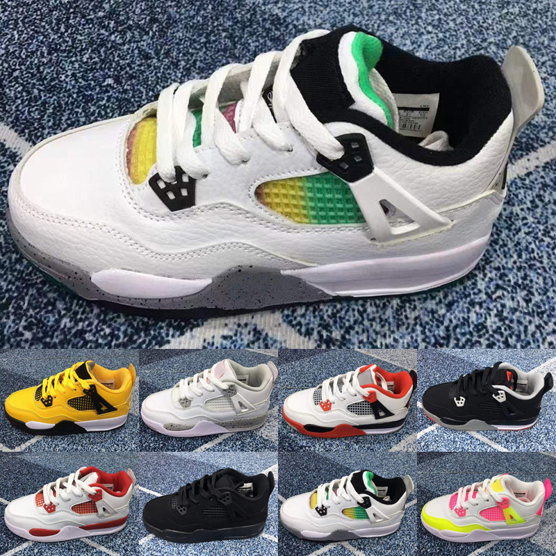 4 4s basketball shoes white oreo university blue bred pure money cactus jack trainers tour yellow metallic green purple kids Sports sneakers Size 28-35, As photo 1
4 4s basketball shoes white oreo university blue bred pure money cactus jack trainers tour yellow metallic green purple kids Sports sneakers Size 28-35, As photo 1