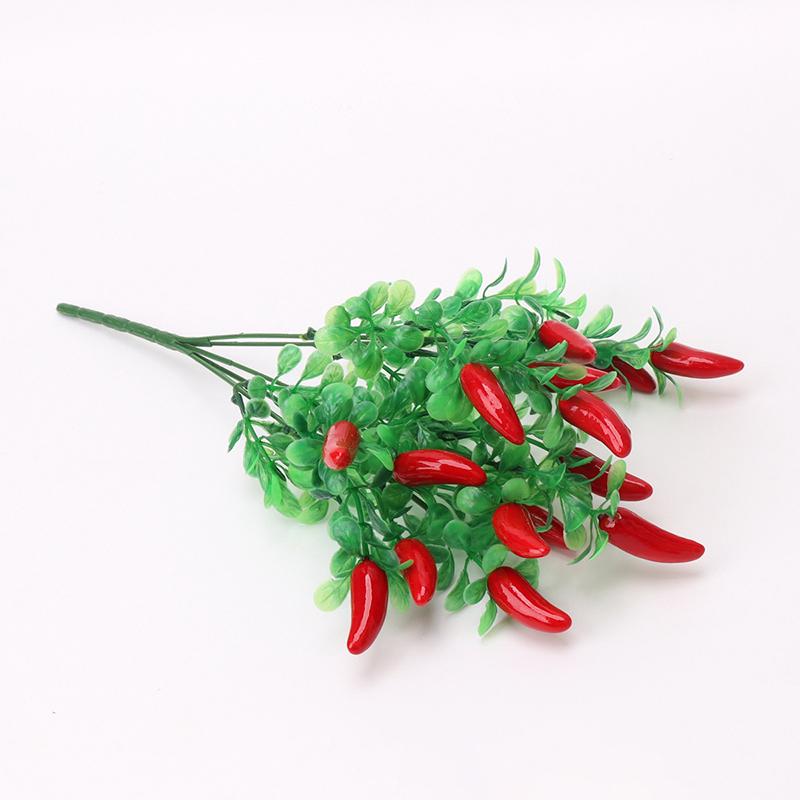 Decorative Flowers & Wreaths Artificial Red Pepper Bunch Plastic Plants Simulation Fake Vegetables Peppers For Home Living Room Office Desk
Decorative Flowers & Wreaths Artificial Red Pepper Bunch Plastic Plants Simulation Fake Vegetables Peppers For Home Living Room Office Desk