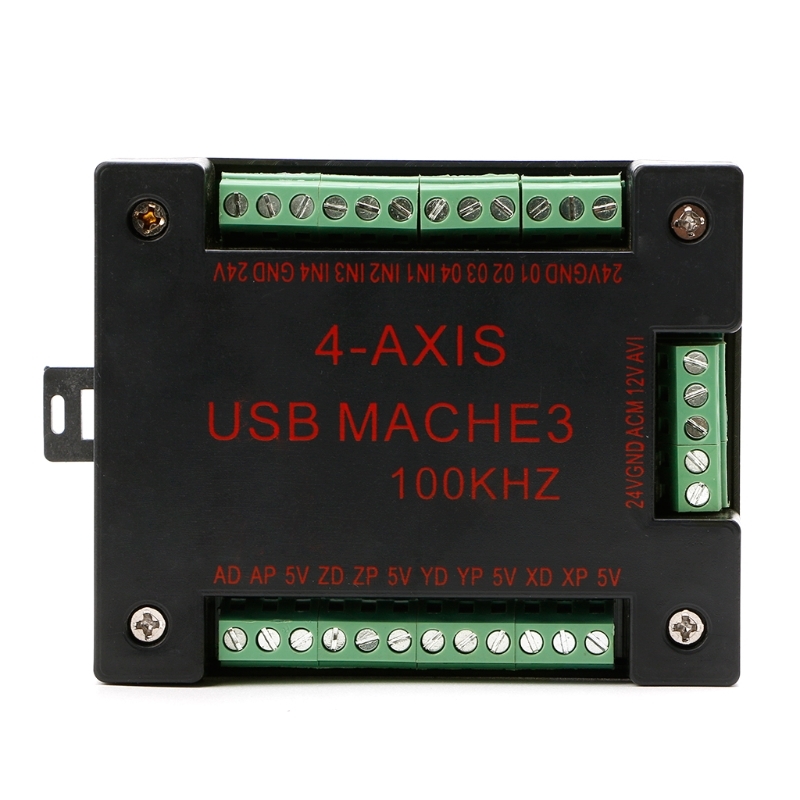 Cnc Usb MACH3 100Khz Breakout Board 4 Axis Interface Driver Motion Controller
