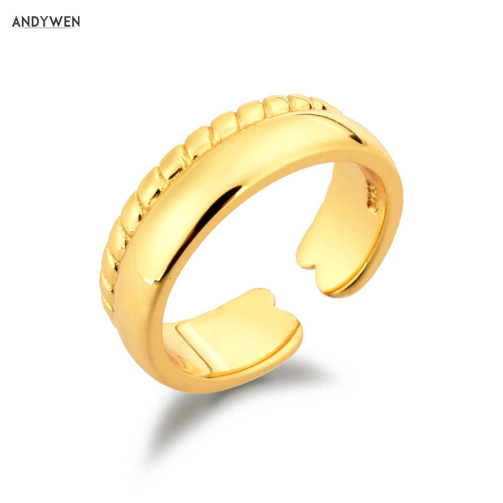 ANDYWEN 925 Sterling Silver Open Resizable Rings Gold Ring Women Rock Punk Fine Jewelry Party Jewels 210608
ANDYWEN 925 Sterling Silver Open Resizable Rings Gold Ring Women Rock Punk Fine Jewelry Party Jewels 210608