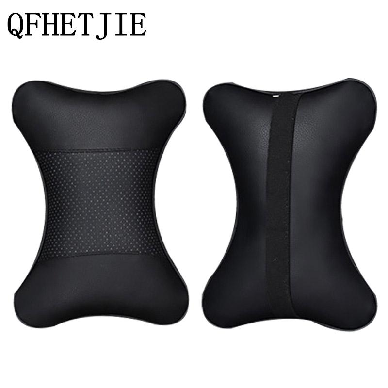 2pcs Neck Pillow Double-sided PU Leather Perforating Design Hole-digging Car Headrest pillow Auto Safety Accessories
2pcs Neck Pillow Double-sided PU Leather Perforating Design Hole-digging Car Headrest pillow Auto Safety Accessories