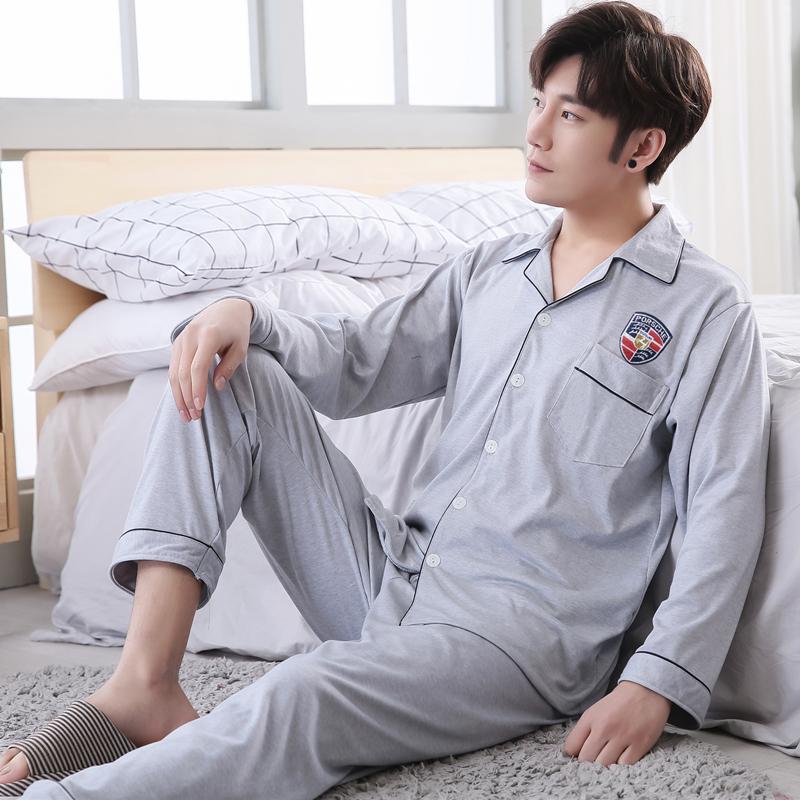 Men's Sleepwear Yuzhenli Mens Pajamas Set Nightwear Long Sleeve Solid Loose Cotton Turn-Down Collar Loungewear Plus -3XL
Men's Sleepwear Yuzhenli Mens Pajamas Set Nightwear Long Sleeve Solid Loose Cotton Turn-Down Collar Loungewear Plus -3XL