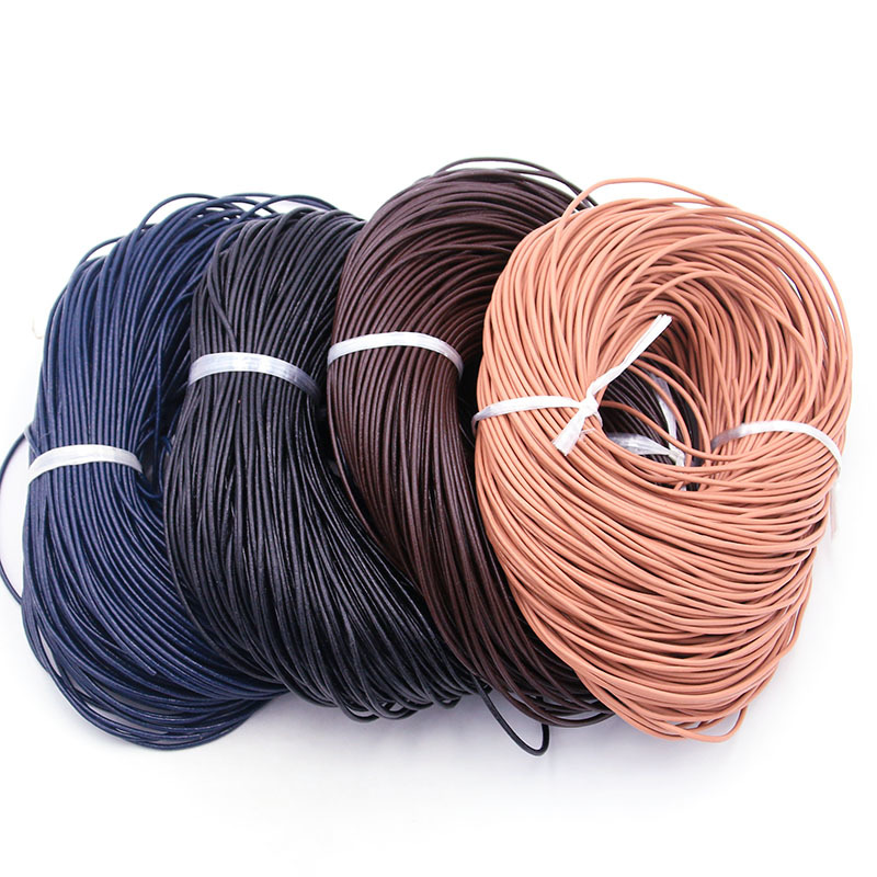 5 Meters/batch 1-3mm 2021 New Color 4 Genuine Round Cow Hide Thong Yarn Diy Bracelet Discovered Rope to Make Jewelry
5 Meters/batch 1-3mm 2021 New Color 4 Genuine Round Cow Hide Thong Yarn Diy Bracelet Discovered Rope to Make Jewelry