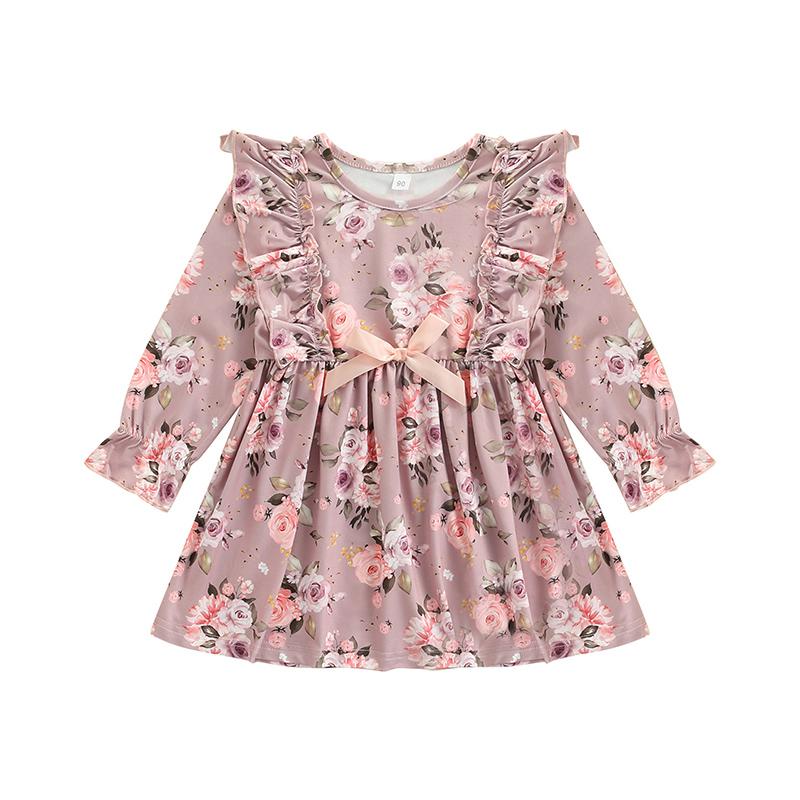 Girl's Dresses Toddler Baby's Kids Girls Spring Autumn Dress Casual Long Sleeve Floral Printed Ruffled Bowknot Short Children', Red;yellow
Girl's Dresses Toddler Baby's Kids Girls Spring Autumn Dress Casual Long Sleeve Floral Printed Ruffled Bowknot Short Children', Red;yellow