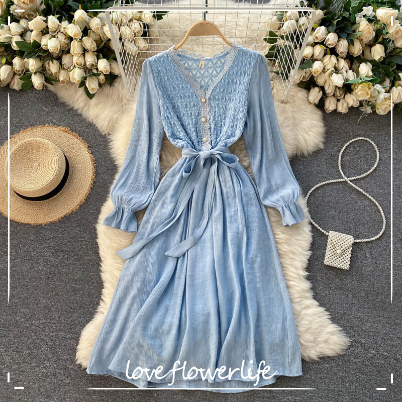 LoveFlowerLife Spring Summer Vintage Solid A Line Dress V Neck Single Breasted Puff Sleeve Mid-Calf Women Dresses 210521, Apricot
LoveFlowerLife Spring Summer Vintage Solid A Line Dress V Neck Single Breasted Puff Sleeve Mid-Calf Women Dresses 210521, Apricot