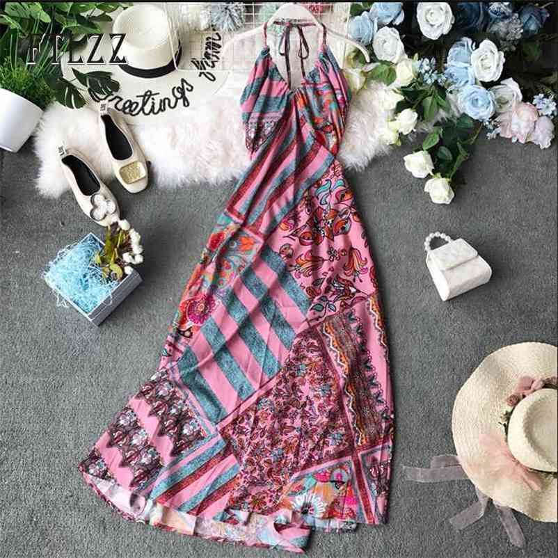 Women Beach Dress Vestidos Mujer Summer Sexy Bohemia Long Robe Woman Vintage Printed Backless Bodycon Bandage 210602
Women Beach Dress Vestidos Mujer Summer Sexy Bohemia Long Robe Woman Vintage Printed Backless Bodycon Bandage 210602