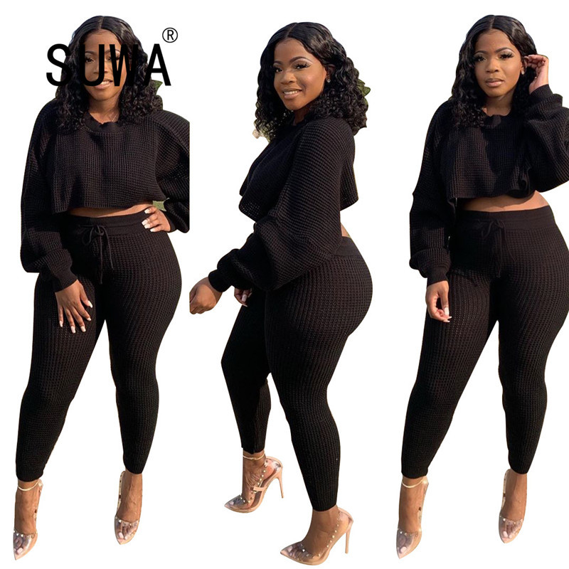 Wholesale Autumn Winter est Solid Color Track Suit 2 Piece Outfits For Women Puff Sleeve Top Jogger Legging K-Pop Style 210525, Yellow
Wholesale Autumn Winter est Solid Color Track Suit 2 Piece Outfits For Women Puff Sleeve Top Jogger Legging K-Pop Style 210525, Yellow
