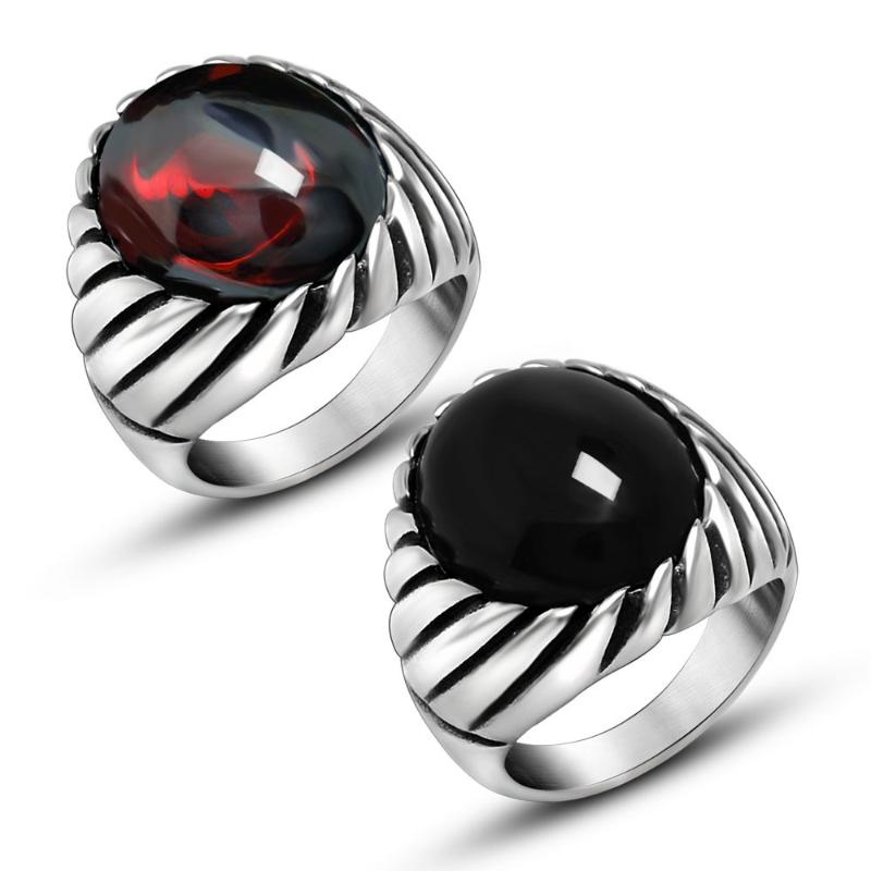 Wedding Rings Men Ring Red And Black CZ Stone High Quality 316L Stainless Steel For Party Gift Male Alliance Jewelry US 7-12 Size
Wedding Rings Men Ring Red And Black CZ Stone High Quality 316L Stainless Steel For Party Gift Male Alliance Jewelry US 7-12 Size